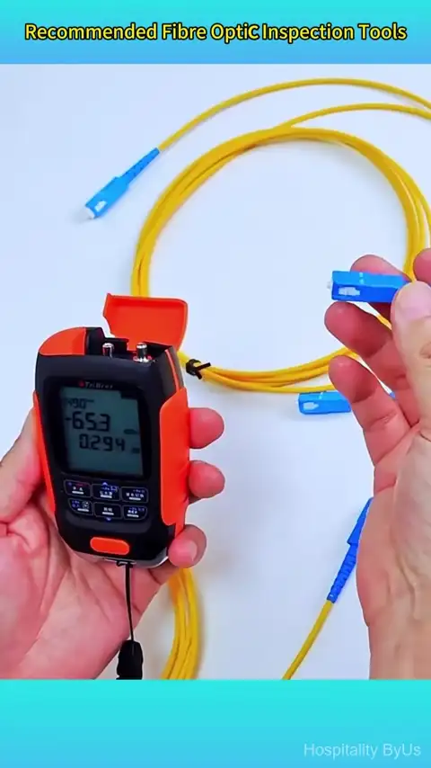 Fiber optic VFL detecting connectivity and faults in optical fiber