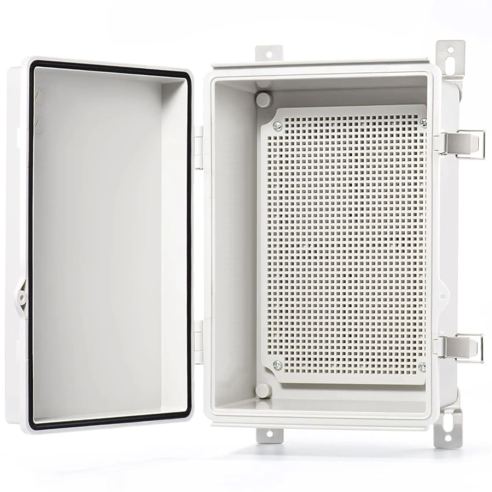 QILIPSU IP67 Waterproof Junction Box with mounting plate and wall brackets